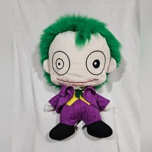 Green-Haired Plush Character Toy with Purple Outfit
